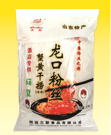 三联蟹黄龙口粉丝 切丝:300g