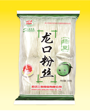 三联豆童龙口粉丝 烘干块:300g;400g;180g